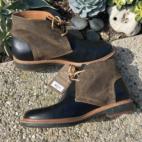 OluKai Two-Tone Leather Chukka Boots - Picture 16 of 16